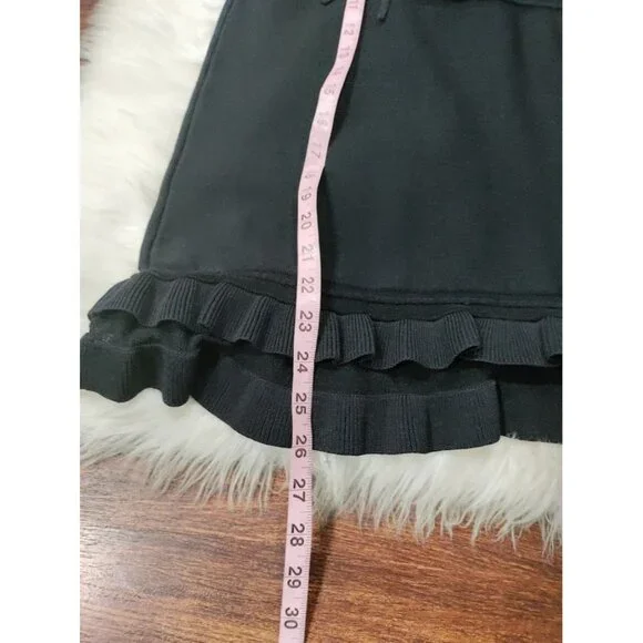 NWT For Love and Lemons Knitz Black knit dress With Sheer Accents S - Picture 10 of 15